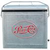 Image 1 : Pepsi Cola Cooler w/ Embossed Letters - 18" x 16" x 9"