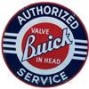 Image 1 : Buick Double Sided Porcelain Sign "Valve In Head" - 42"