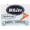 Image 1 : White Autocar Parts & Service Reo Double Sided Porcelai