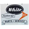 Image 2 : White Autocar Parts & Service Reo Double Sided Porcelai