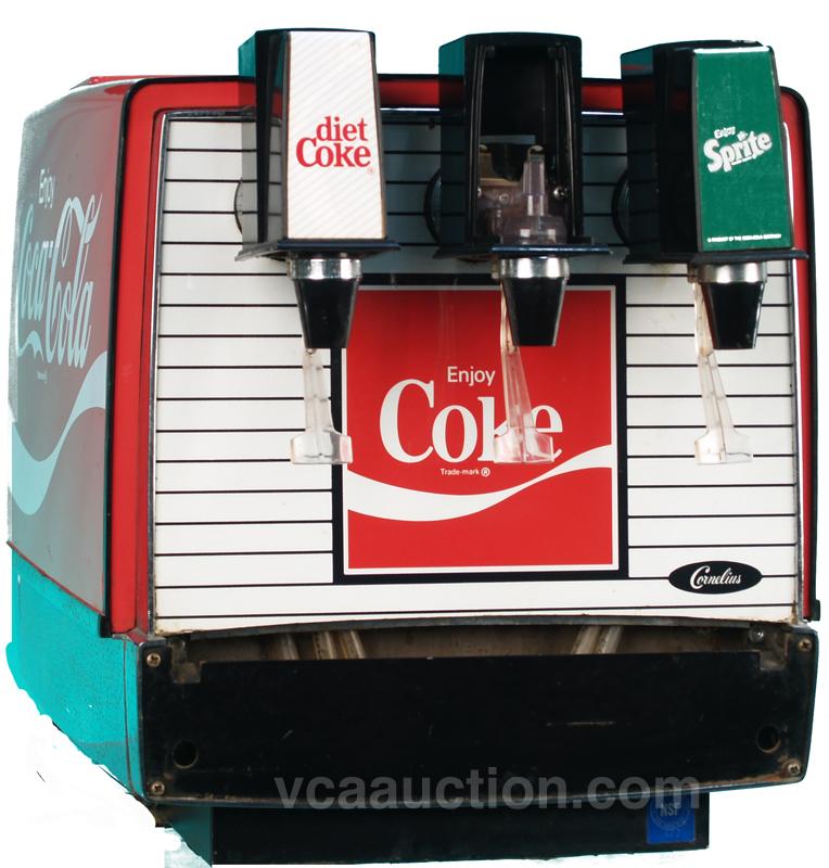 Countertop Cornelius Coca Cola Soda Fountain W 3 Spig