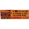 Image 2 : Lot Of 2 Embossed Tin Signs:  For Sale Butte Land And I