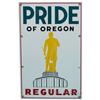 Image 1 : Pride Of Oregon Porcelain Sign - 14" x 22"