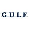 Image 1 : Gulf Letters Porcelain Sign - 66" x 12"