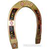 Image 1 : Horseshoe Shaped Arch-Way w/ Slot Machine Decor - 90" H