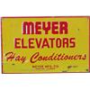 Image 1 : Meyers Tin Sign 18" x 12"