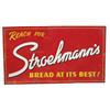 Image 2 : Lot Of 2 Bread Tin Signs:  Stroehman's Bread - 27" x 16