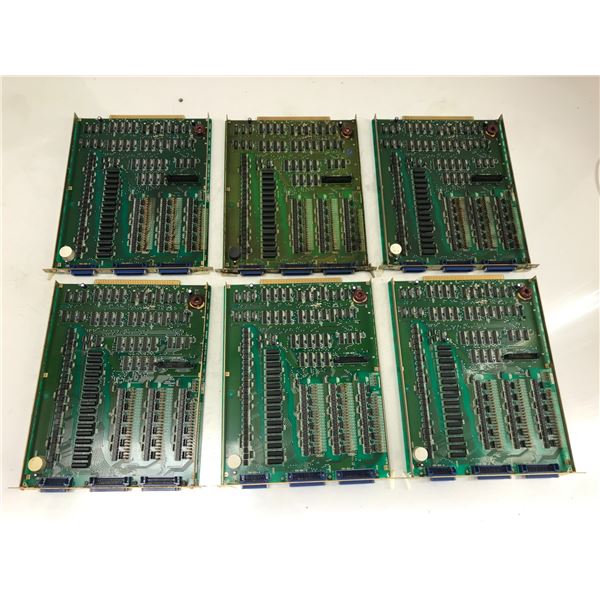 Lot of (6) Okuma OSP E.I.O. Card PC Board, # E0241-653-033B