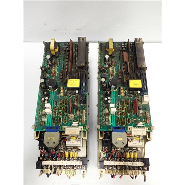 (2) Fanuc # A06B-6057-H015 Servo Amplifiers