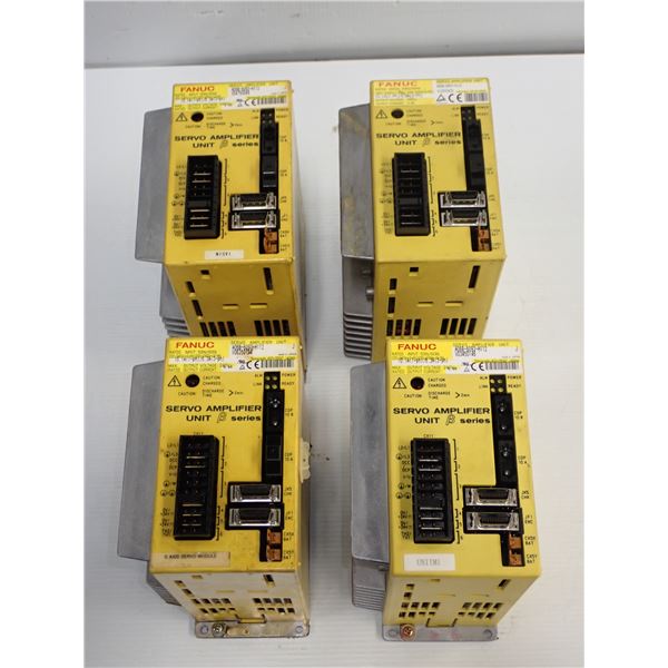 (4) Fanuc # A06B-6093-H112 Servo Amplifier Units