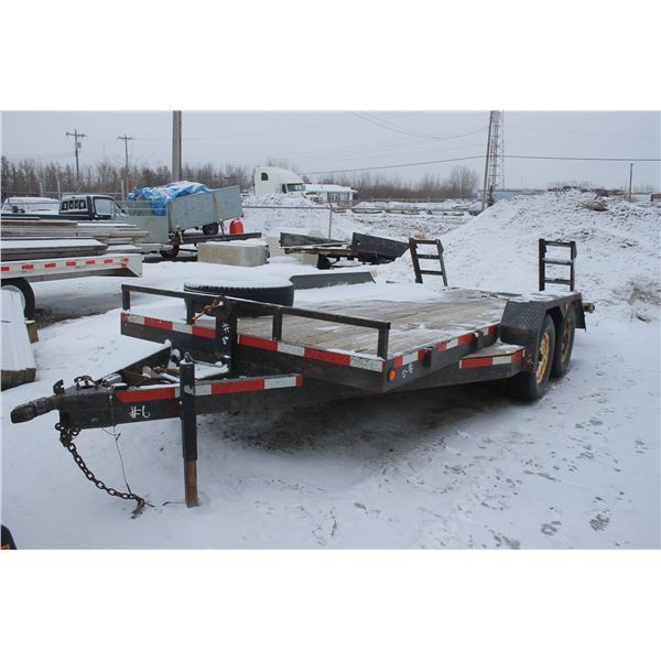 1994 16' Tandem Axle Ball Hitch Trailer