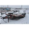 Image 1 : 1994 16' Tandem Axle Ball Hitch Trailer