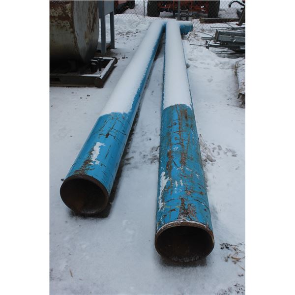 2 - 10" x 20" Heavy Wall Pipes