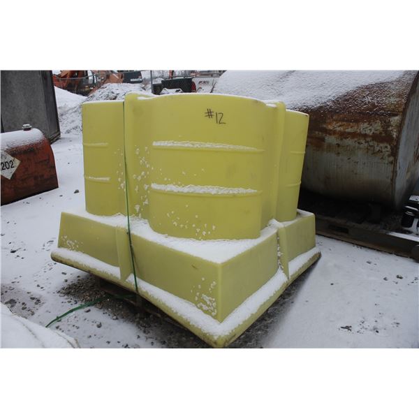 Yellow open Poly Tank