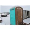 Image 1 : Blue & Brown Portable Toilet