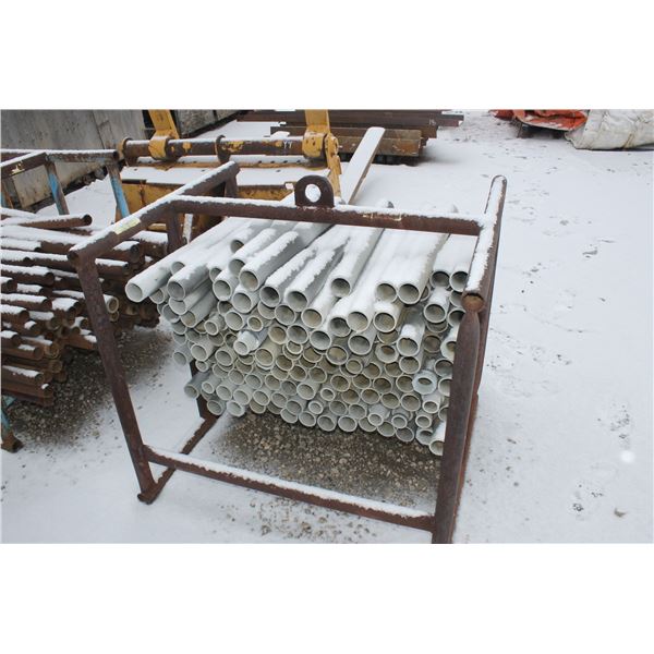 1 lift of short plastic pipe