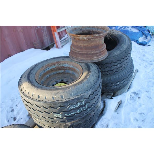 4 Tires 12x16.5  & 1 rim