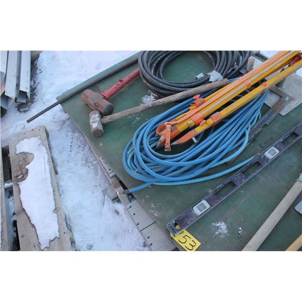 Pry Bar, hose 2 hammers,Transit