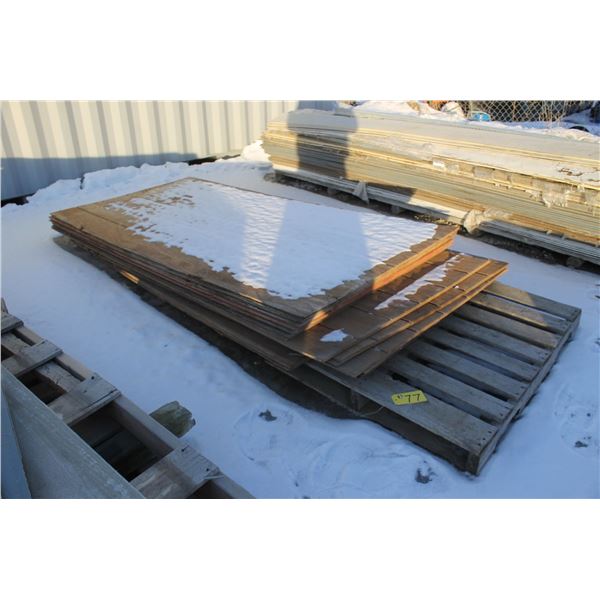 Pallet of Panels 4 X 8