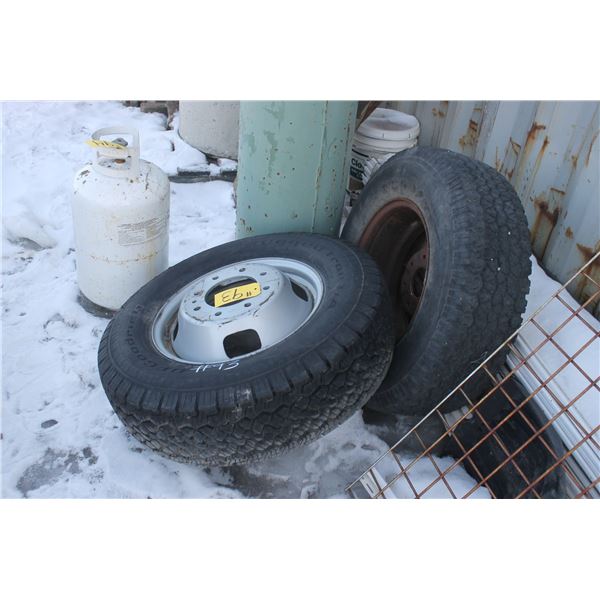 Tires  2   & rims