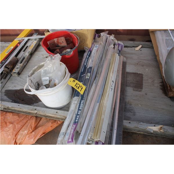 Door stops,brackets, hard hats