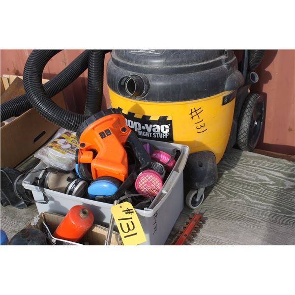 Hedge trimmer,shop vac