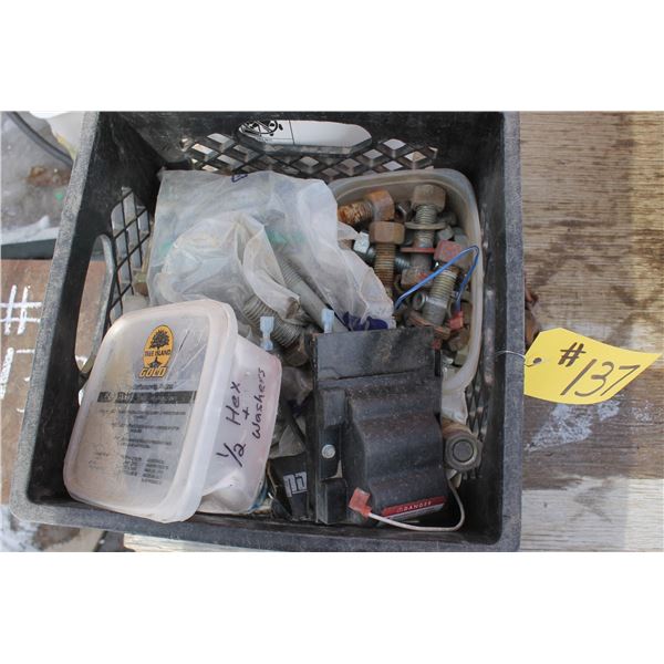 Variety of Bolts and Brackets