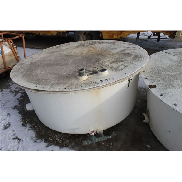 Two Fiberglass Septic Tanks