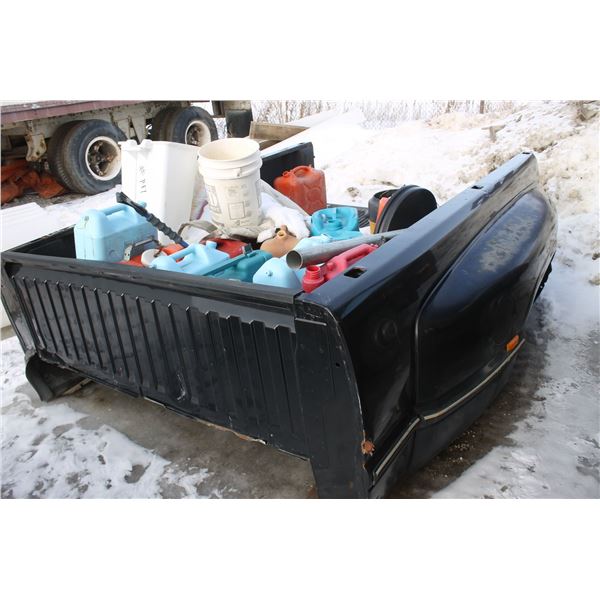 Damaged Dodge Dually Truck c/w misc