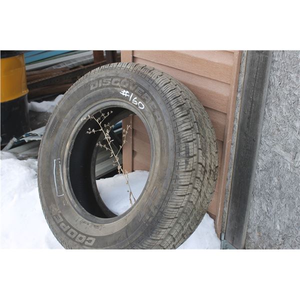 Tire as NEW 265/70R17  cooper