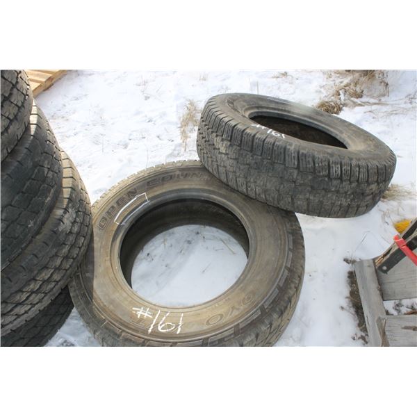 Six (6) LT 245/75 R16 Tires