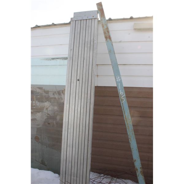 Aluminum scaffold deck and Blue Beam