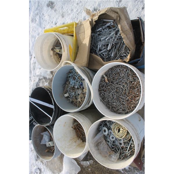 Pallet of Nails and Screws
