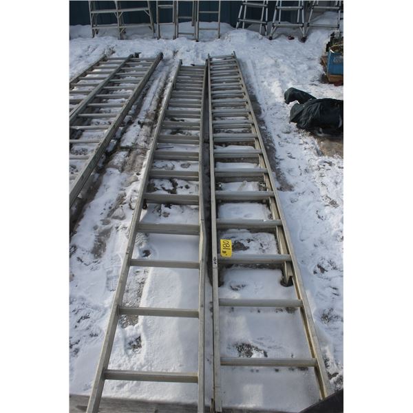 Two (2) Aluminum Extendable Ladders
