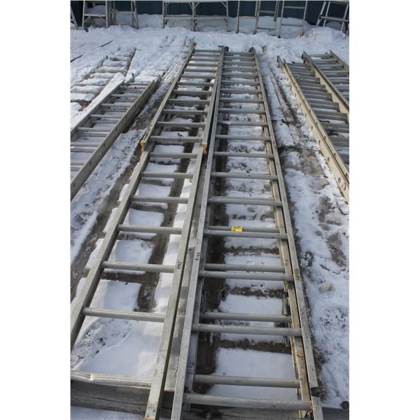 Two (2) Aluminum Extendable Ladders