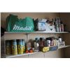 Image 1 : Various Oils, sprays,etc., SHELF does not go