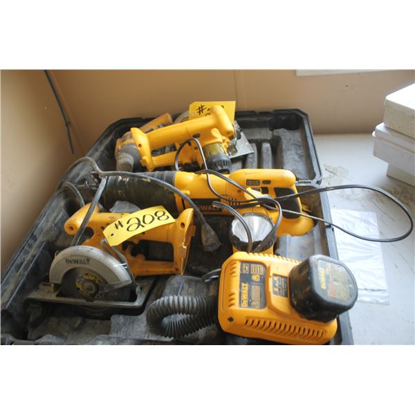 Quantity of Dewalt Cordless Tool