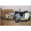 Image 2 : Boxes of Paint, Rolling Chest , thinners and Fan