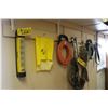 Image 1 : Fish lines, Carpenters Pouch,and miscellaneous on wall