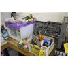 Image 1 : Microwave, Tools, Hole saw kit ,Bulbs, Screws and Misc