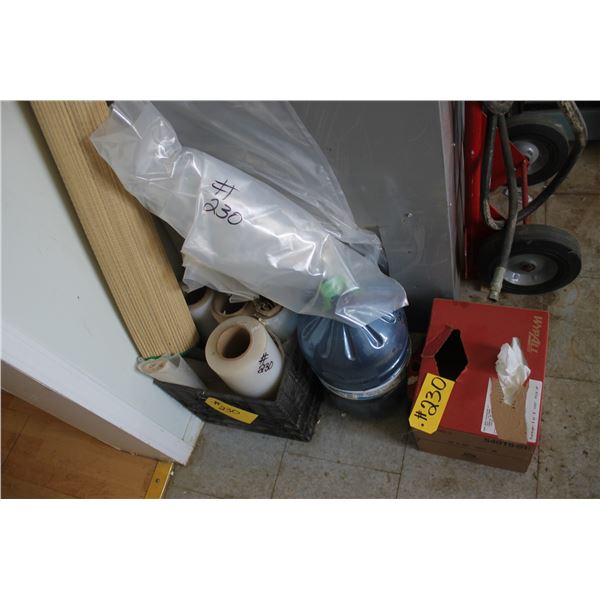 Variety of Plastic Rolls and Wipes
