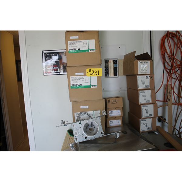 Quantity of New Electrical Fixtures