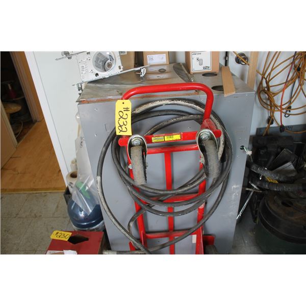 Rolling Cart, Black hose and Furnace