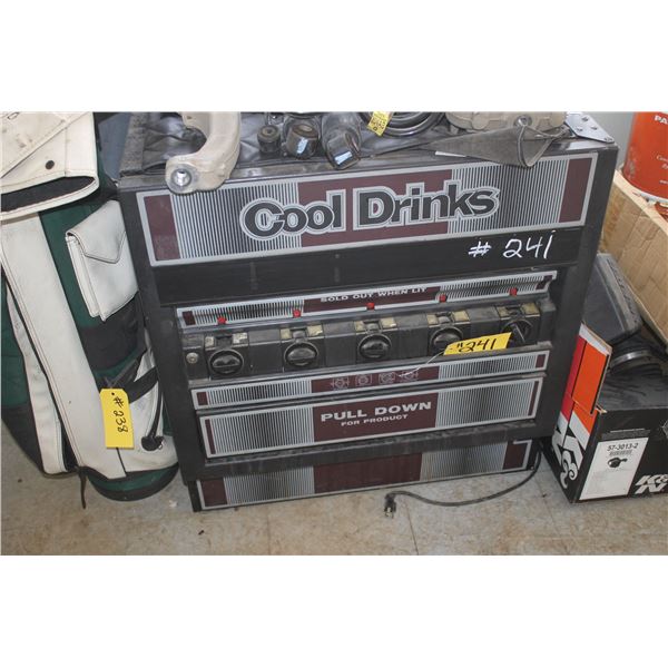Cold Drink Coin Operated Cabinet
