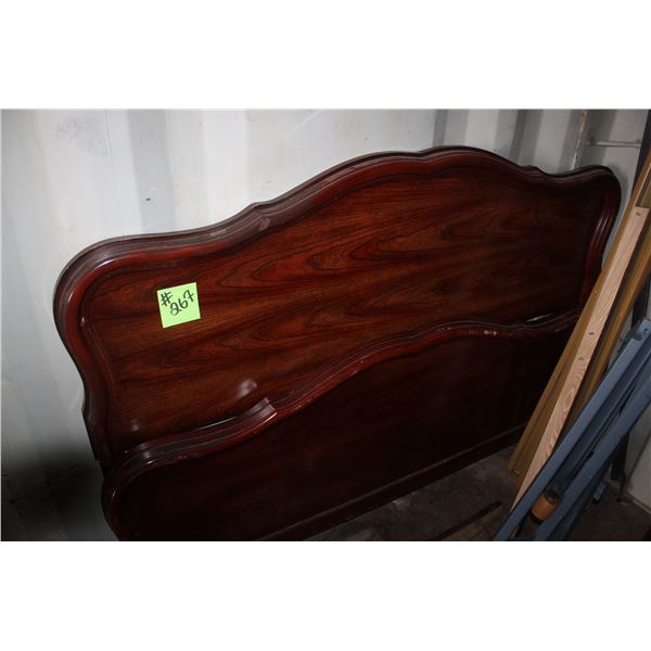 3 HEADBOARDS AND BEDRAILS