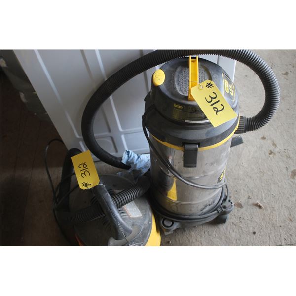 2 SHOP VACUUMS
