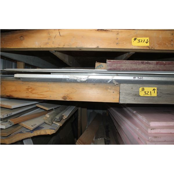 QTY OF BUILDING MATERIAL, CORNER PCS AND TRIM