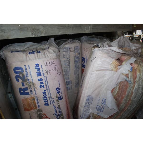 APPROX. 16 BAGS OF INSULATION