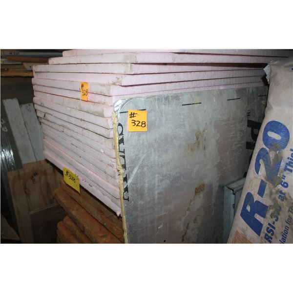 QTY OF INSULATION SHEETS