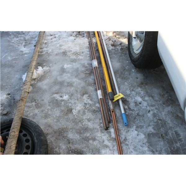 COPPER PIPE AND HANDLES